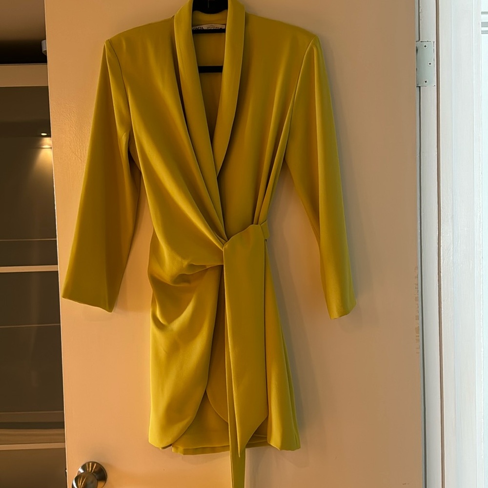 Zara mini wrap dress
